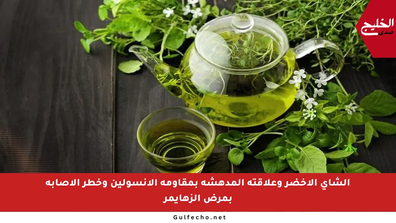 الشاي الأخضر وعلاقته المدهشة بمقاومة الأنسولين وخطر الإصابة بمرض الزهايمر